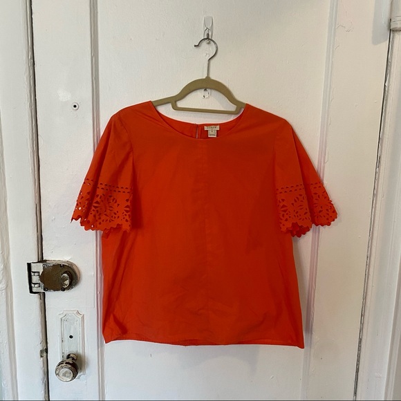 JCrew Eyelet Top - Picture 1 of 3